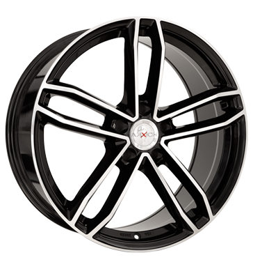 pneumatiky - 9x21 5x112 ET20 Axxion Rage schwarz schwarz hochglanz poliert XTRA Rfky / Alu Oldtimer Motorsport disky