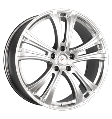 pneumatiky - 8x18 5x112 ET45 Axxion Diva silber chromsilber chlapec Rfky / Alu rfky kola z lehkch slitin b2b pneu