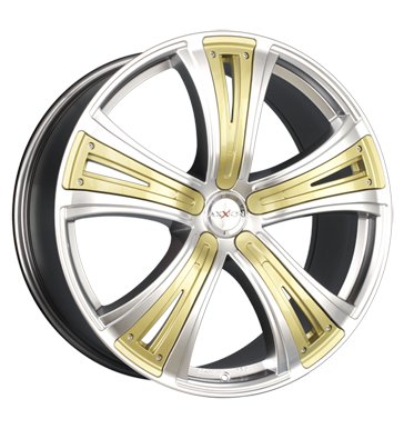 pneumatiky - 8.5x19 5x112 ET30 Axxion Diva chrom chromsilber deko sport gold PONGRATZ Rfky / Alu Globln komise Motorsport trhovisko