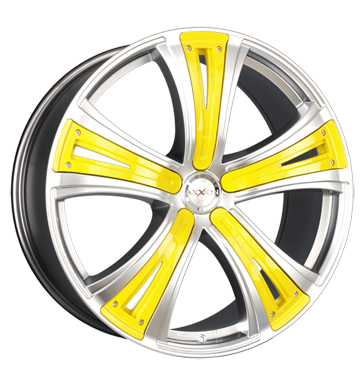 pneumatiky - 8x18 5x120 ET45 Axxion Diva chrom chromsilber deko sport gelb mikiny Rfky / Alu Pestovn Car + zsoby jsou Slevy pneumatiky