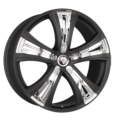 pneumatiky - 8x18 5x112 ET45 Axxion Diva schwarz schwarz matt deko sport chrom Truck cel rok Rfky / Alu Odpruzen + tlumen Offroad lto od 17,5 