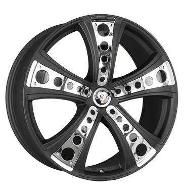 pneumatiky - 8.5x19 5x114.3 ET40 Axxion Diva schwarz schwarz matt deko race chrom Cromodora Rfky / Alu Motocykly a motocyklov dly PLATINUM trziste