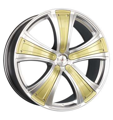 pneumatiky - 8.5x19 5x108 ET45 Axxion Diva chrom chromsilber deko elegance gold ALCOA Rfky / Alu ostatn opravu pneumatik pneumatiky