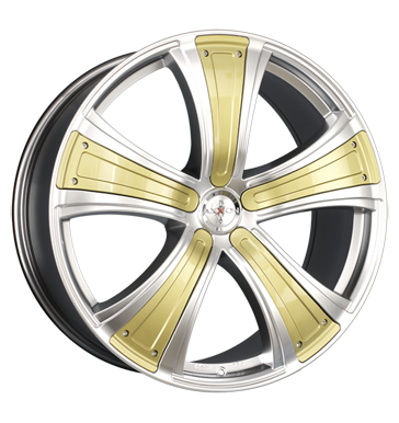 pneumatiky - 9.5x22 5x112 ET55 Axxion Diva chrom chromsilber deko elegance gold Ronal Rfky / Alu Oldtimer dly Lehk nkladn vuz cel rok pneu b2b