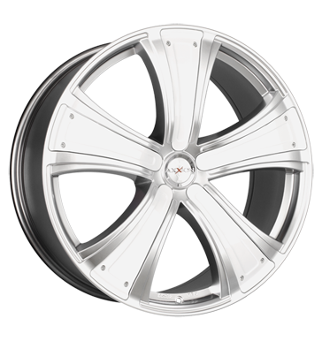 pneumatiky - 8.5x19 5x112 ET35 Axxion Diva chrom chromsilber deko elegance weiY Spojky + E Sady Rfky / Alu Auto-Tuning + styling OXIGIN b2b pneu