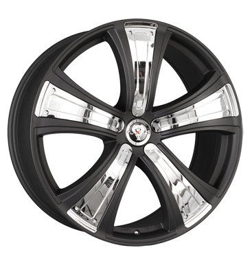 pneumatiky - 8.5x19 5x112 ET30 Axxion Diva schwarz schwarz matt deko elegance chrom Felgenschlsser Rfky / Alu lkrnicky Offroad lto od 17,5 