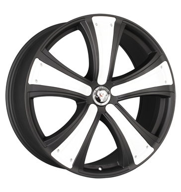 pneumatiky - 8.5x19 5x120 ET45 Axxion Diva schwarz schwarz matt deko elegance weiY Offroad lto od 17,5 