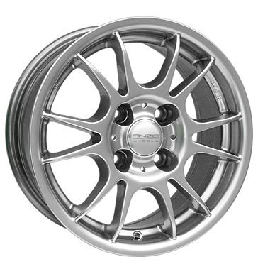 pneumatiky - 7x17 4x100 ET38 Anzio Speed silber sterlingsilber tMotive Rfky / Alu KING zimn disky