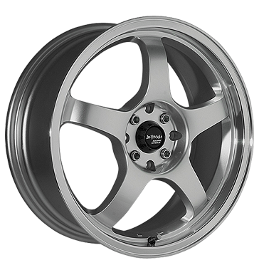 pneumatiky - 8x18 4x114.3 ET38 Barracuda Cuda GT4 silber silver mitsubishi Rfky / Alu zesilovac mikiny Hlinkov disky