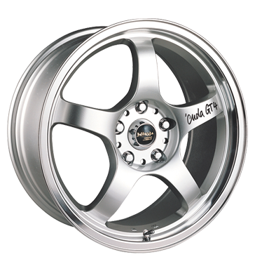 pneumatiky - 8x18 4x108 ET38 Barracuda Cuda GT4 silber full-polish Prslusenstv a literatura Rfky / Alu ANZIO motocykl b2b pneu