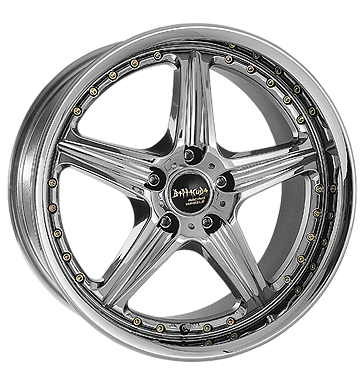 pneumatiky - 8x17 5x110 ET32 Barracuda Epos chrom real chrom MPT Rfky / Alu ostatn Stresn nosic + stresn boxy Hlinkov disky