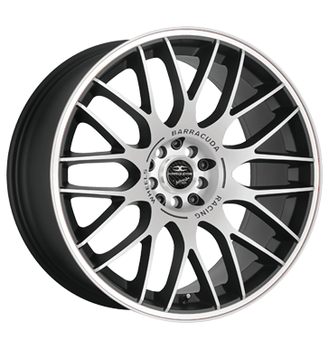 pneumatiky - 7.5x17 4x100 ET35 Barracuda Karizzma weiss Mattblack-Polished / Color Trim weiss Motocykl Navigace a cestovn Rfky / Alu Interir / pylov filtr Moped a mopedu dly Autoprodejce