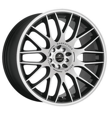 pneumatiky - 7.5x17 4x100 ET35 Barracuda Karizzma schwarz mattblack-polished Alustar Rfky / Alu Breyton ZENDER Autodlna