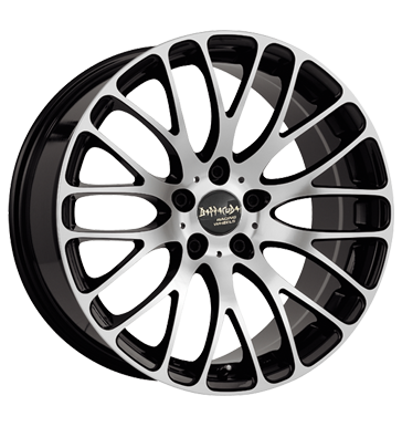 pneumatiky - 10x22 5x112 ET40 Barracuda Monza schwarz highgloss black polished kola z lehkch slitin Rfky / Alu Motocykly a motocyklov dly Maxx Kola Hlinkov disky