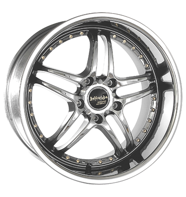 pneumatiky - 8.5x18 5x114.3 ET50 Barracuda Starform Evo chrom real chrom kozel Rfky / Alu kompletnch systmu Svetla + Lights trhovisko