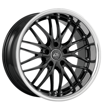 pneumatiky - 8x19 5x112 ET40 Barracuda Voltec T6 schwarz highgloss-black Inox-Lip Offroad letn Rfky / Alu Pouzdra & schovna Lorinser b2b pneu