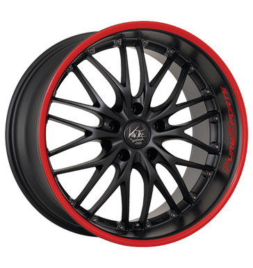 pneumatiky - 8.5x19 5x114.3 ET40 Barracuda Voltec T6 rot PureSports / Color Trim rot zpad Rfky / Alu peugeot truck lto pneu b2b