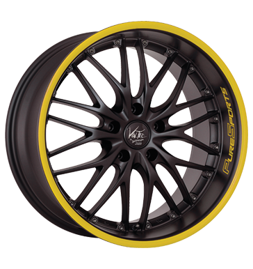 pneumatiky - 10x19 5x114.3 ET23 Barracuda Voltec T6 silber Pure Sports mit gelbem Ring Motorsport Rfky / Alu Auto sklo Tool MPT velkoobchod s pneumatikami