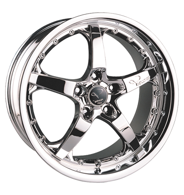 pneumatiky - 9.5x19 5x120 ET40 Barracuda Velvet chrom real chrom ADVANTI Rfky / Alu zrcadlo design prejezdy Prodejce pneumatk