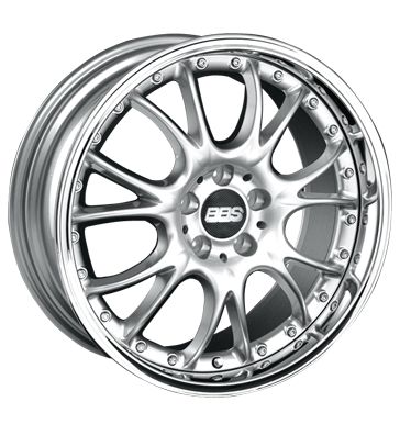 pneumatiky - 8x19 5x112 ET44 BBS CK II silber titansilber auto Rfky / Alu AUDI monitory pneumatiky