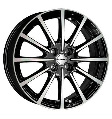 pneumatiky - 7x17 4x98 ET35 Borbet BL4 schwarz black polished Tube: Kolo Rfky / Alu peugeot interir pneu b2b