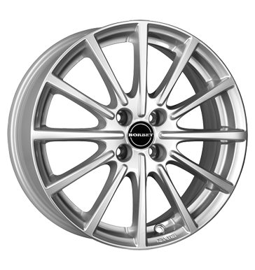 pneumatiky - 7x17 4x100 ET48 Borbet BL4 silber brillant silver Jahreswagen Rfky / Alu Wiechers SPORT nrad pneu b2b