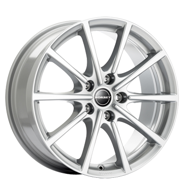 pneumatiky - 8x17 5x114.3 ET48 Borbet BL5 silber brillant silver realizovat Rfky / Alu BRABUS hadice b2b pneu