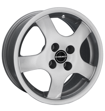 pneumatiky - 7x15 4x114.3 ET40 Borbet CB silber kristallsilber Pce o automobil + drzba Rfky / Alu Axxium VOLKSWAGEN pneus