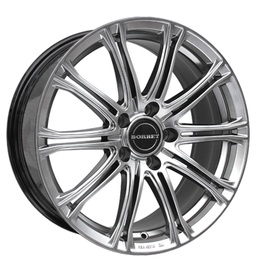 pneumatiky - 7x17 5x110 ET35 Borbet CW1 silber hyper silver Binno Rfky / Alu Alutec Toora Autodlna