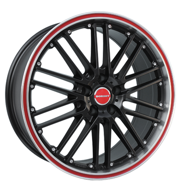 pneumatiky - 9.5x19 5x120 ET34 Borbet CW2 schwarz black redline Lehk nkladn auto Winter od 17,5 