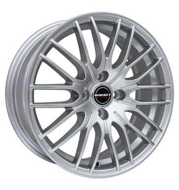 pneumatiky - 7x17 4x100 ET38 Borbet CW4 silber sterling silver EXCENTRI Rfky / Alu nemrznouc smes Speedline Autodlna