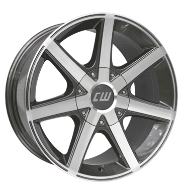 pneumatiky - 7x16 5x127 ET40 Borbet CWE grau / anthrazit mistral anthracite polished Wiechers SPORT Rfky / Alu Alessio Felgenschlsser b2b pneu