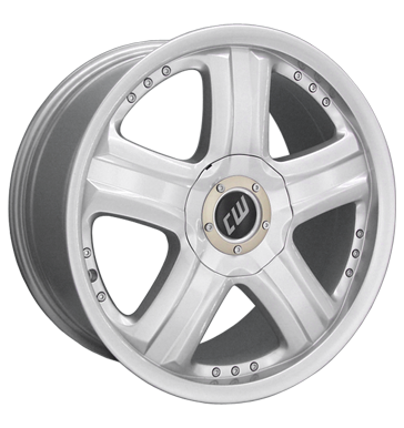 pneumatiky - 8x17 4x108 ET35 Borbet CX silber crystal silver Truck Winter od 17,5 