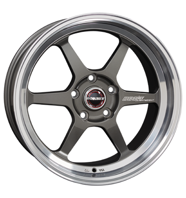 pneumatiky - 8.5x18 5x108 ET40 Borbet DB8GT grau / anthrazit graphite rim polished kolobezka Rfky / Alu Auto sklo Tool vzduchov filtr velkoobchod s pneumatikami