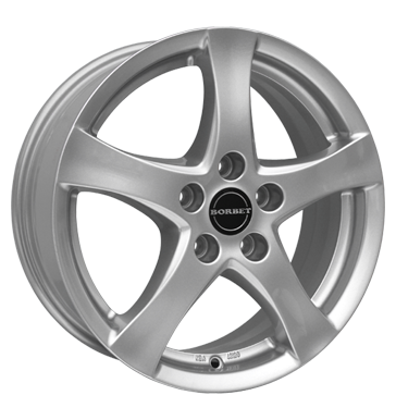 pneumatiky - 7.5x19 5x114.3 ET50 Borbet F silber brillant silver ozdobnmi kryty Rfky / Alu autokosmetiky zahradn traktor Autodlna