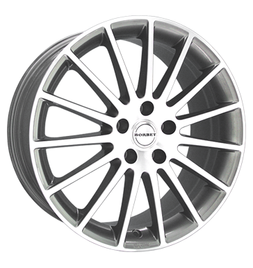 pneumatiky - 7x17 5x110 ET40 Borbet LS grau / anthrazit graphit poliert G-KOLO Rfky / Alu Offroad cel rok montzn nrad Velkoobchod