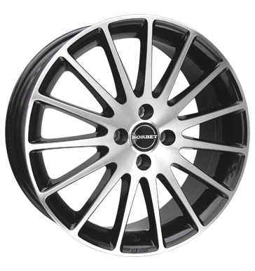 pneumatiky - 7x17 4x100 ET38 Borbet LS schwarz black polished realizovat Rfky / Alu letadlo hyundai Autoprodejce