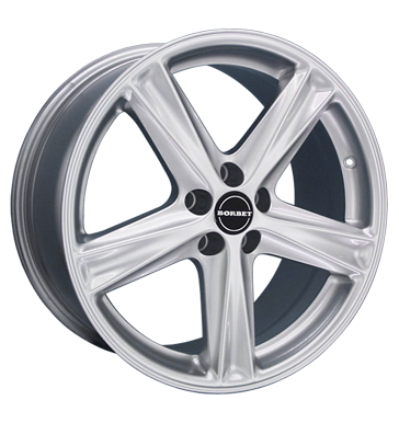 pneumatiky - 8x18 5x114.3 ET35 Borbet M silber silber lackiert Offroad cel rok od 17,5 