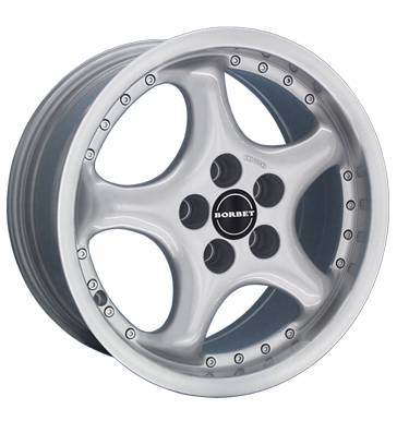 pneumatiky - 7.5x16 4x114.3 ET35 Borbet R silber silber Horn poliert kombinza Rfky / Alu peugeot Offroad cel rok od 17,5 