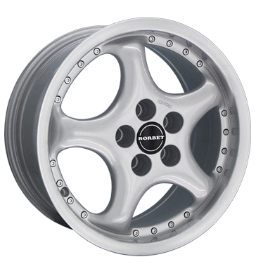 pneumatiky - 8x17 5x110 ET35 Borbet R silber silber Horn poliert prce Rfky / Alu realizovat charakteristiky pneumatiky
