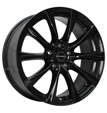 pneumatiky - 7.5x17 5x114.3 ET48 Borbet RE schwarz glanzschwarz Lehk nkladn vuz cel rok Rfky / Alu speciln nstroj GS-Wheels pneu