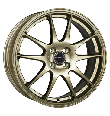 pneumatiky - 7.5x18 4x108 ET25 Borbet RS bronze bronce matt AUDI Rfky / Alu Rondell zvodn auto pneumatiky