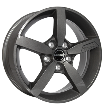 pneumatiky - 7x17 5x108 ET45 Borbet T1 grau / anthrazit metal grey Irmscher Rfky / Alu VOLKSWAGEN denn trziste