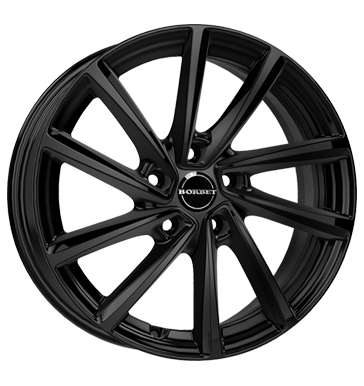 pneumatiky - 7x17 5x112 ET40 Borbet V schwarz black glossy hyundai Rfky / Alu tMotive DOTZ trhovisko