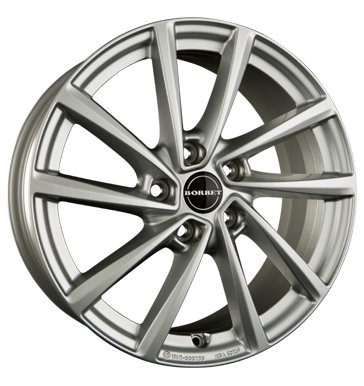 pneumatiky - 7x16 5x112 ET48 Borbet V silber crystal silver provozn zarzen Rfky / Alu exkluzivn linka RC design Autodlna