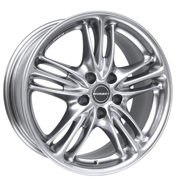 pneumatiky - 7.5x16 5x112 ET35 Borbet VS schwarz black chrome bezpecnostn vesty Rfky / Alu motocykl ventil Letn Total kola ALU disky