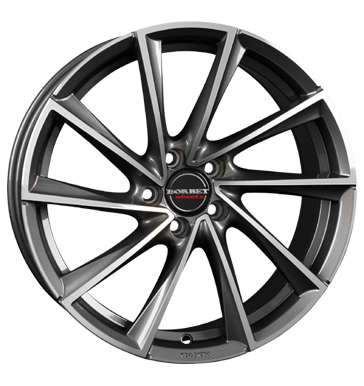 pneumatiky - 8.5x19 5x114.3 ET45 Borbet VTX grau / anthrazit graphite polished charakteristiky Rfky / Alu celogumov Offroad cel rok od 17,5 