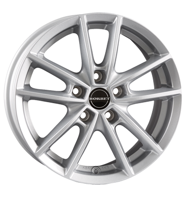 pneumatiky - 7x17 5x112 ET48 Borbet W silber crystal silver Offroad letn Rfky / Alu Lehk nkladn vozidla pln rok od 17,5 