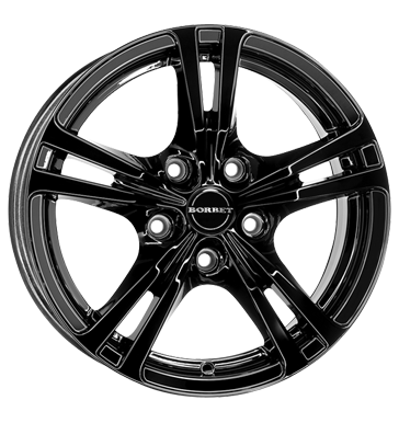 pneumatiky - 7x16 5x120 ET42 Borbet XLB schwarz black glossy Zvedac pomucky + dolaru Rfky / Alu interir DOTZ pneu b2b
