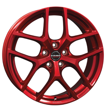 pneumatiky - 8x19 5x112 ET50 Borbet Y rot candy red moped Rfky / Alu pneumatick nrad Wheelworld Prodejce pneumatk